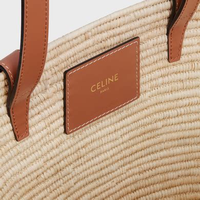 celine mini triomphe raffia|CELINE CLASSIC PANIER SMALL BRAIDED TRIOMPHE in .